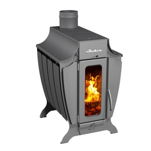 Печь отопительная STOKER 100 - G с варочной поверхностью (100 м.куб)