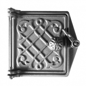 Дверца поддувальная ДП-1 ЛЮБАВА RLK 9217  (ПР: 130 х 140 мм) ЛИТКОМ