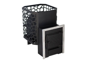 Печь-каменка РАДА XXL сталь 4 мм СЕТКА (16 - 20 м.куб)