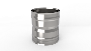 Адаптер котла d = 115 мм (1 ММ) НЕРЖАВЕЙКА (М/М)