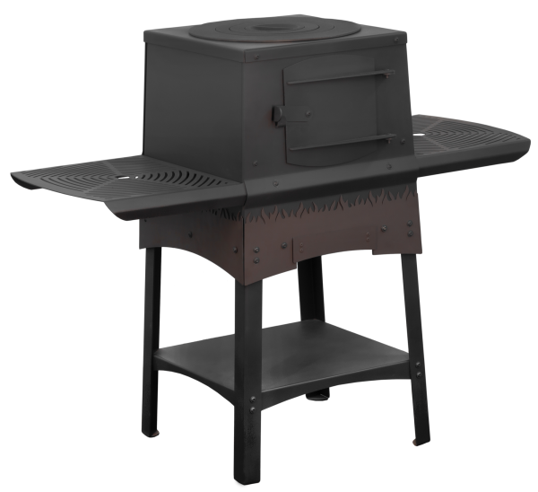 Печь под казан с чугунной плитой LUX СТАЛЬ-МАСТЕР