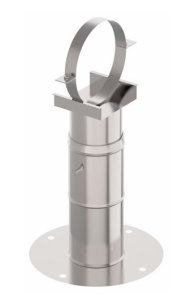 Кронштейн стеновой d = 220 мм ТЕЛЕСКОП 20-35 (0,8ММ)  (GS)  (8)