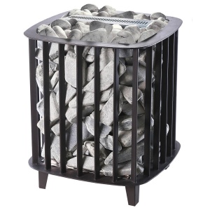 Электрокаменка ПРЕМЬЕРА РУСА паротермальная -  6,25 кВт (5 - 8 м.куб.) 220В напольная без пульта