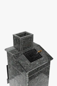 Облицовка дымохода 270 х 270 х 330/ пироксенит 30