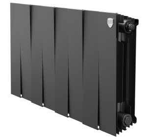 Радиатор биметаллический ROYAL THERMO PIANO FORTE NOIR SABLE 300/100 - 14 секций