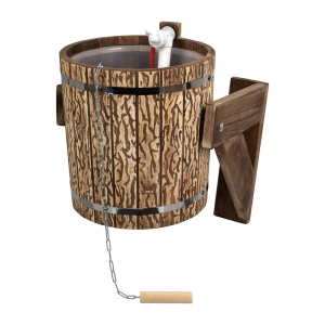 Душ русский (обливное устройство) 13 л с пластиковой вставкой ЛИПА Банные штучки