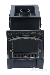 Печь-каменка СИБИРЬ-25 дверца со стеклом  под Т/О (правый)