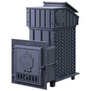 Печь-комплект GFS ЗК 25 КЛАССИКА  дверца глухая (25 м.куб)