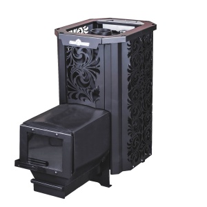 Печь-каменка HARD Хохлома 30L удлиненная топка (20 - 32 м.куб) (без дверки)