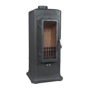 Печь-камин VERTA  чугунная d = 150 мм (14 кВт)