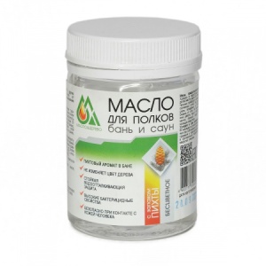 Масло для полков 250 мл ПИХТА бесцветное/МИНЕРАЛЬНОЕ Масло&Дерево (17)