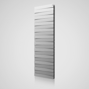 Радиатор биметаллический ROYAL THERMO PIANO FORTE TOWER SILVER SATIN 500/100 - 22 секции