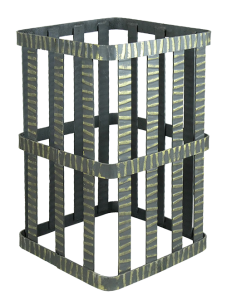 Сетка для камней ГРОЗА 24 (250 х 250 х  450 мм)