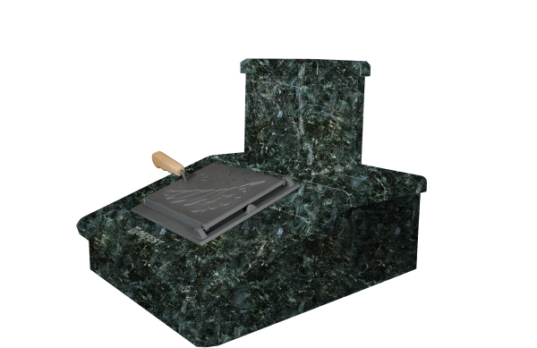 Облицовка на трубу ПРЕЗИДЕНТ 130х290 для печей ГЕФЕСТ 25/25-ЗК СЕРПЕНТИНИТ (1 ярус)