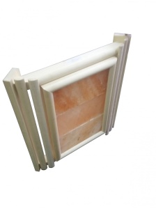 Абажур угловой с гималайской солью (3 плитки ГОРИЗОНТАЛЬНО) (АУЕ-3П) DoorWood