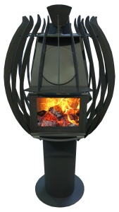 Печь-каменка МЕРИДИАН дверца ПАНОРАМА (до 14 м.куб)