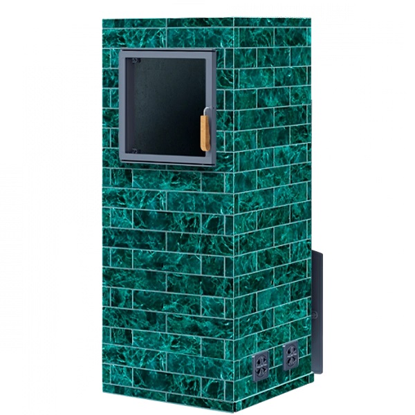 Облицовка для печей GFS ЗК 25М/П2 / 30М/П2 / ГРОМ 30П2  РУССКИЙ ПАР  КИРПИЧ ЗМЕЕВИК т/о СПРАВА