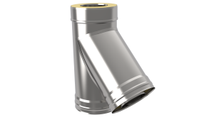 Сэндвич-тройник 45 гр. d = 200/280 мм (Н+О) 0,8 ММ