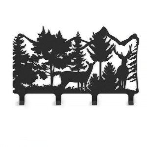 Вешалка  Русский Лес L-380 4 крючка ВЕЗУВИЙ