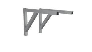 Кронштейн монтажный 250 х 500 мм (опора стеновая)  (26)