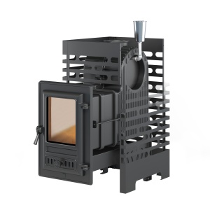 Печь-каменка ASTON 18 ШТОРМ LONG  чугунная (12 - 20 м.куб) с удлиненным топливным каналом