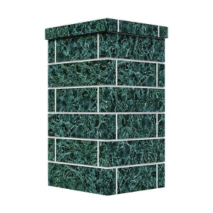 Облицовка на трубу для печей АВАНГАРД 35 / 40  КЛАССИКА КИРПИЧ ЗМЕЕВИК (115*540)  (2 яруса) под ши