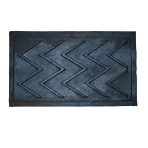 Плита ПЦ цельная с частыми ребрами УСИЛЕННАЯ (ПР: 710 х 410 х 25 мм) 32,0 кг РУССКАЯ ПЕЧЬ