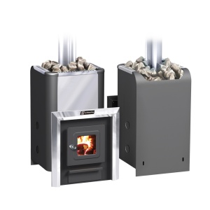 Печь-каменка ЕРМАК ЭЛИТ 16 С дверца со стеклом (8 - 18 м.куб)