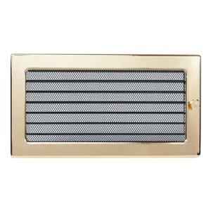 Решетка вентиляционная ЗОЛОТО с жалюзи (170 х 300 мм) FIREWAY