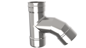 Тройник 45 градусов d = 200 мм (1 ММ)  (1)