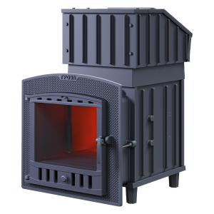 Печь-комплект универсальный ГРОЗА 24(П)2 дверца ПАНОРАМА (24 м.куб)