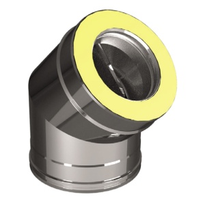 Сэндвич-колено 45 гр. d = 115/215 мм (Н+Н) ВУЛКАН