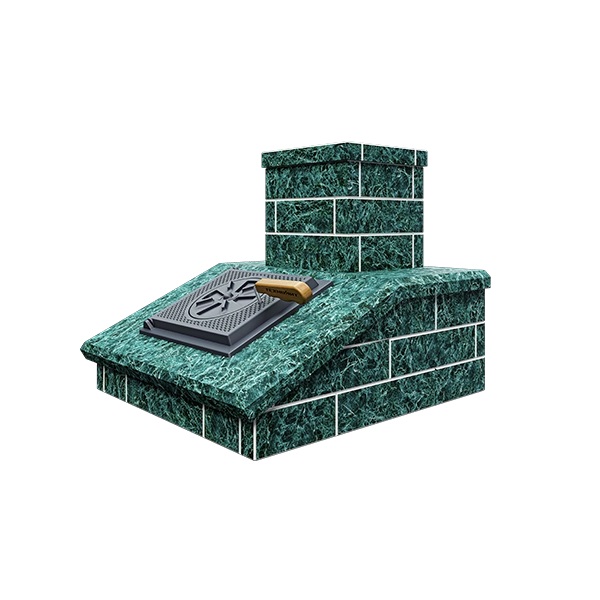 Облицовка на трубу для печей АВАНГАРД 35 / 40  КЛАССИКА КИРПИЧ ЗМЕЕВИК (115*290)  (1 яруса) под ши