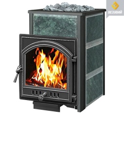 Печь-каменка  чугунная ЛЕГЕНДА 28 дверца 205  ЗМЕЕВИК (14 - 30 м.куб)