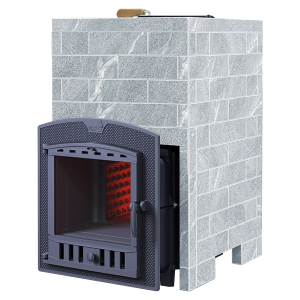 Облицовка ПРЯМАЯ 1000/40 ТАЛЬКОХЛОРИТ КИРПИЧ для печи ГЕФЕСТ 25П2/30П2/ГРОМ 30П2 под т/о СПРАВА