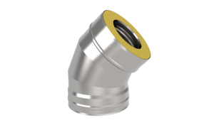 Сэндвич-колено 45 гр. d = 115/200 мм (Н+Н) 1 ММ (5)