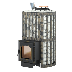 Печь-каменка  чугунная УРАГАН КОВКА 28 дверца 270 (14 - 30 м.куб)