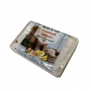 Соляной брикет для бани и сауны, ЭВКАЛИПТ, ЛИМОН, ИМБИРЬ (16)