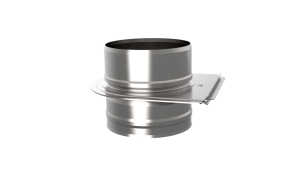 Шибер (задвижка) d = 180 мм (0,8 ММ) НЕРЖАВЕЙКА  (GS)