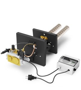 Горелка газовая САХАЛИН-4 КОМБИ 26 кВт энергозависимая и Пульт управления