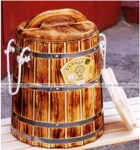 Кадка  5 л обожженная под засолку, КЕДР