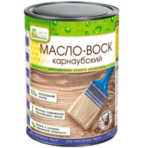 Масло-воск карнаубский  0,9 л Масло&Дерево