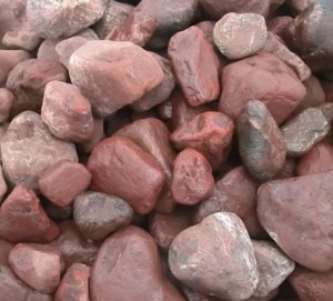 Камень КВАРЦИТ МАЛИНОВЫЙ (для бань и саун) обвалованный/галтованный для электрокаменок 20 кг