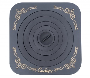 Плита под казан СИБИРЬ 520 х 520 мм с конфорками НМК