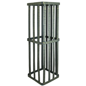 Сетка для камней ГЕФЕСТ 35/40/45 (300 х 300 х 1000 мм)