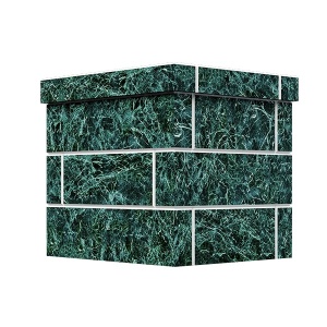 Облицовка на трубу для печей АВАНГАРД 35 / 40  КЛАССИКА КИРПИЧ ЗМЕЕВИК (115*290)  (1 яруса) под ши