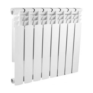 Радиатор алюминиевый THERMA Q2 350/80 - 8 секций (Гарантия 12 мес,Теп. 0,112 кВт за 1 сек)