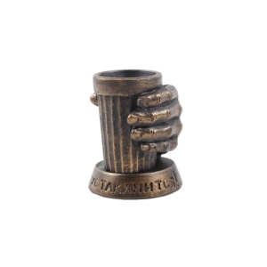 Карандашница ХДИ-7.015  ВСЕ УСТАКАНИТСЯ патина (d = 63 х 83 мм) ЛИТКОМ