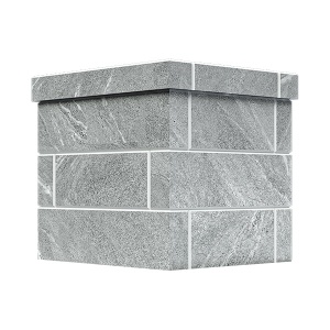 Облицовка на трубу для печей GFS ЗК 18  КЛАССИКА/ПРЕЗИДЕНТ КИРПИЧ ТАЛЬКОХЛОРИТ  (1 ярус) под шибер