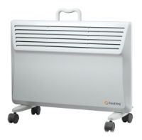 Конвектор электрический HEATEQ HEAT MECHANIC H 2000HM 1,0/2,0 кВт